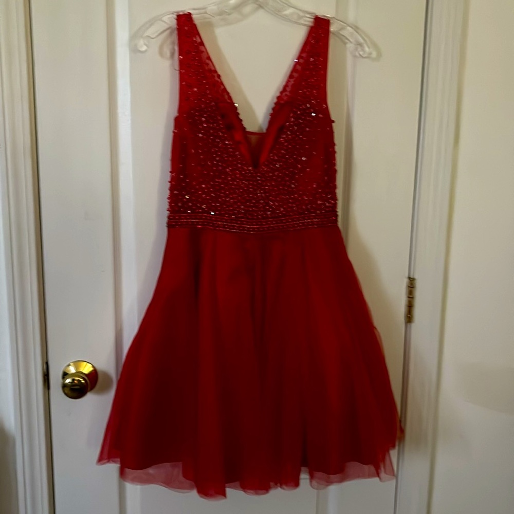 Short Red Dress Size 5/6